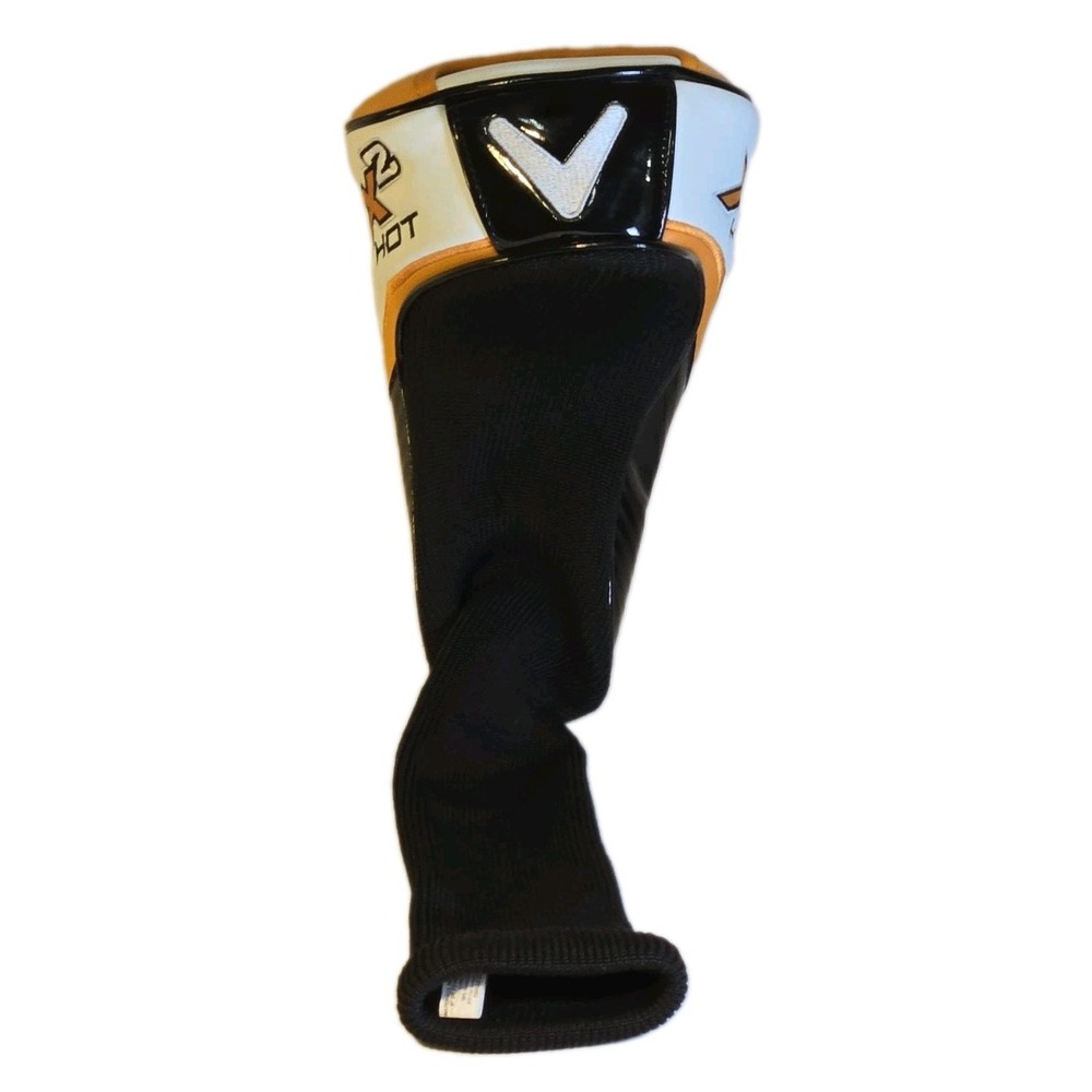 Callaway X2 Hot Driver Headcover Black White Orange Golf Club Head Cover OEM